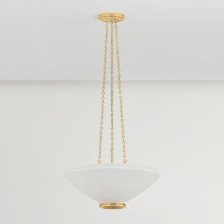 Hudson Valley Lighting Awosting Pendant, Aged Brass