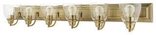 Antique Brass Transitional, Colonial, Vanity Sconce