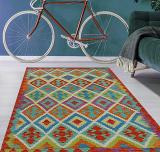 Flatweave Marlie Red/Ivory Rug, 3'3x4'10