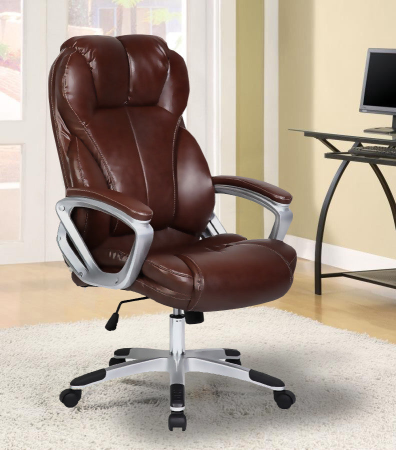 2xhome Deluxe Professional PU Leather Big Tall Ergonomic Office High Back Chair,