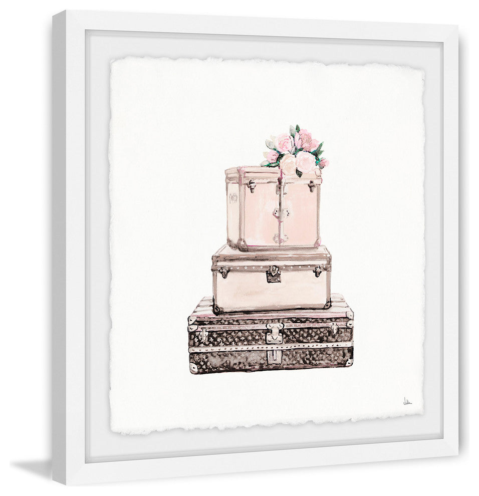 "Second Thought II" Framed Painting Print, 32"x32"