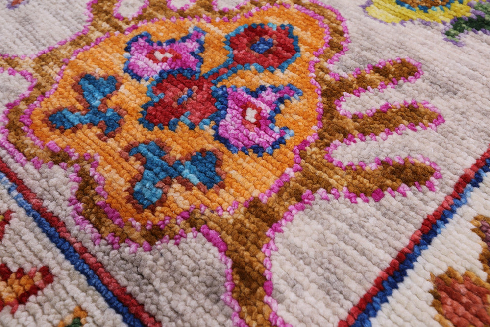 Turkish Oushak Hand-Knotted Wool Rug 9' 1" X 12' 3" - Q16074