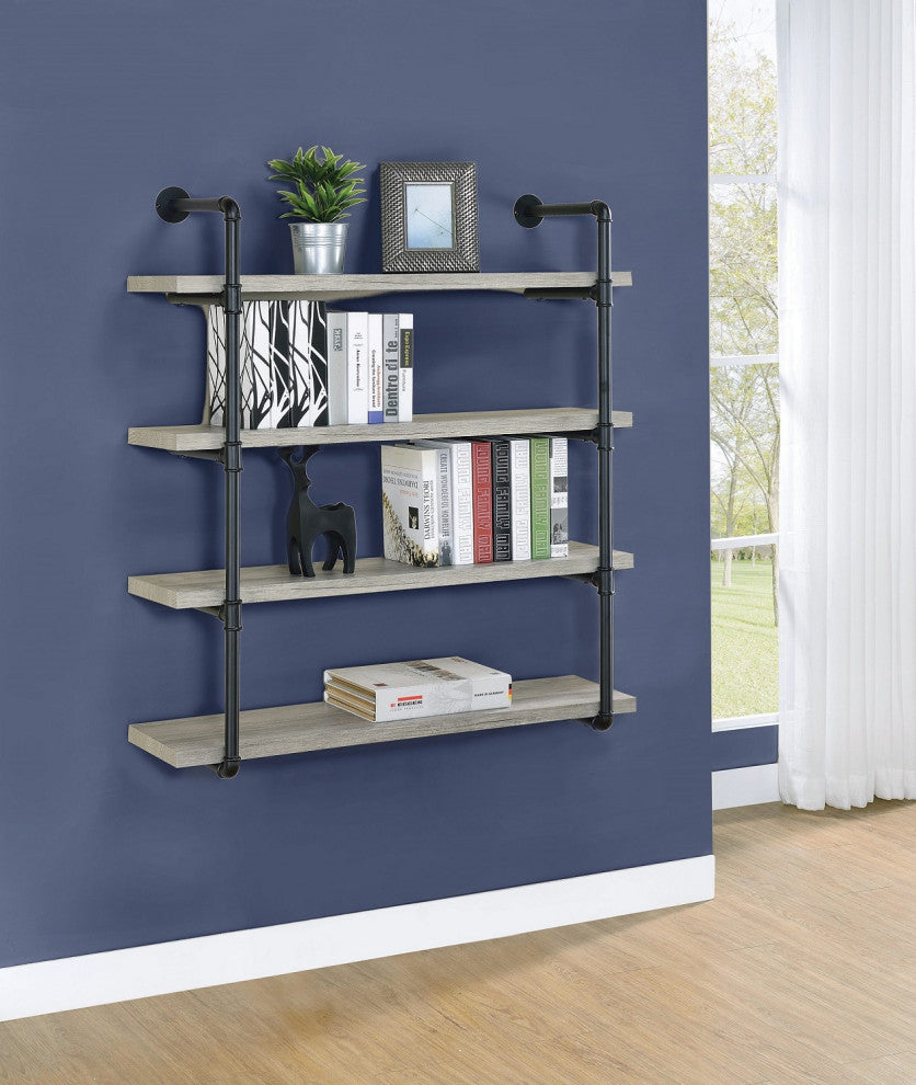 40" Wall Shelf, Gray Driftwood