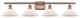 Orwell 3-Light Bath Vanity-Light, Antique Copper, Matte White