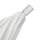 11' Aluminum Umbrella Collar Tilt Matted White, Sunflower Yellow