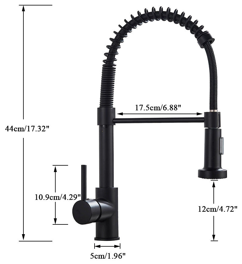 Solid Brass Deck Mounted Kitchen Sink Faucet