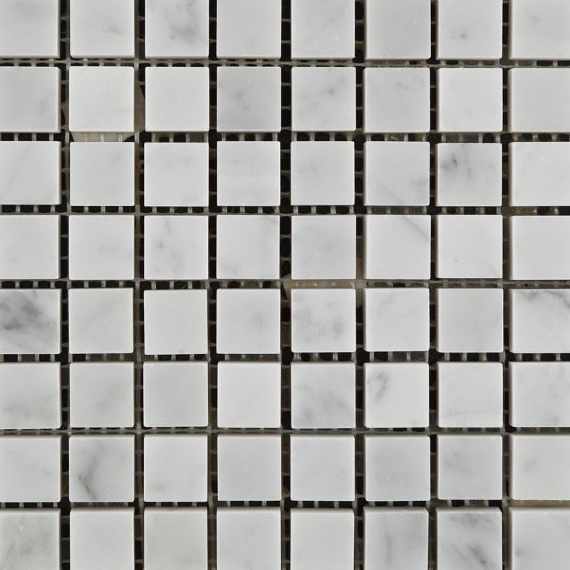 5/8 X 5/8 Carrara White Marble Hon. M. Tile