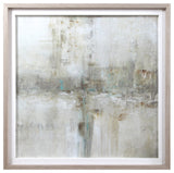 Uttermost Essence Modern MDF Wood and Paper Abstract Framed Print in Gray