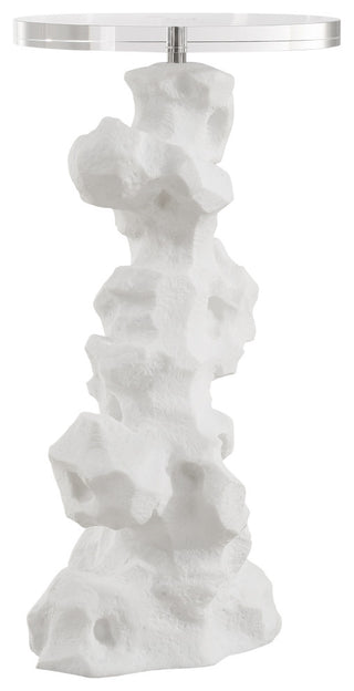 Uttermost - 24253 - Drink Table - Remnant - White Stone