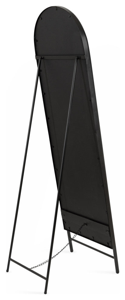 Gabrill Full Length Easel Mirror, Black, 18"x58"