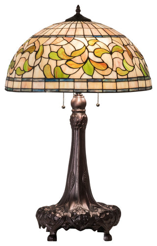 31 High Tiffany Turning Leaf Table Lamp