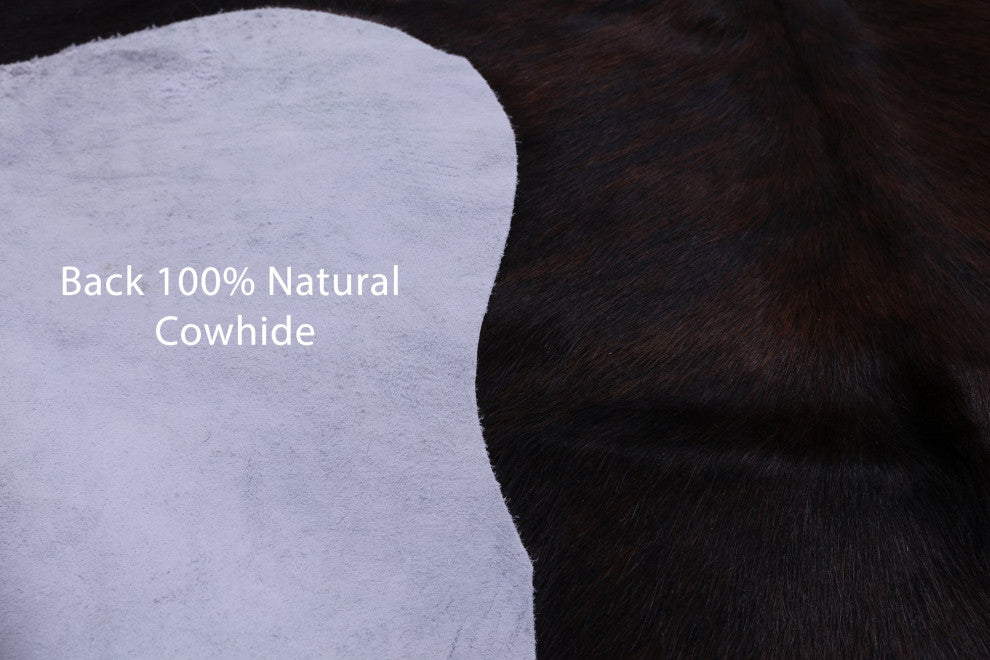 5' 11" X 5' 3" Natural Cowhide Rug C2043