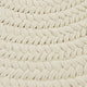 Colonial Mills Boca Raton BR10 White Indoor/Outdoor Area Rug, Oval 7'x9'
