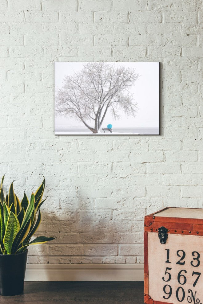 Epic Graffiti "Another Winter Alone" by Darren White, Giclee Canvas Art, 18"x26"