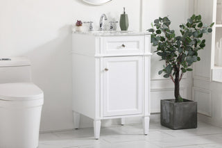 Home Living 21" Single Bathroom Vanity, White