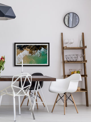 "Dance With the Waves" Framed Painting Print, 18x12