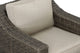 Jones Swivel Lounge Chair With .5 Round Wicker, Set of 2