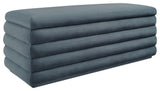 Mezzo Upholstered Performance Velvet Storage Bench