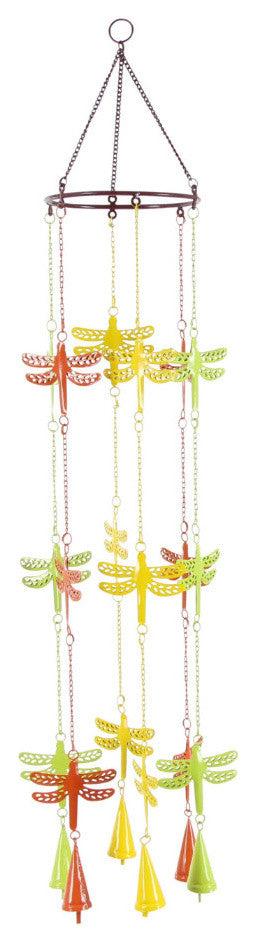 Intimidating Metal Dragonfly Wind Chime