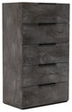 Nova Domus Ferrara Modern Volcano Oxide Grey Chest