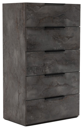 Nova Domus Ferrara Modern Volcano Oxide Grey Chest