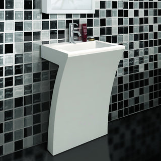 Cedar Falls 22"Pedestal Sink with Overflow