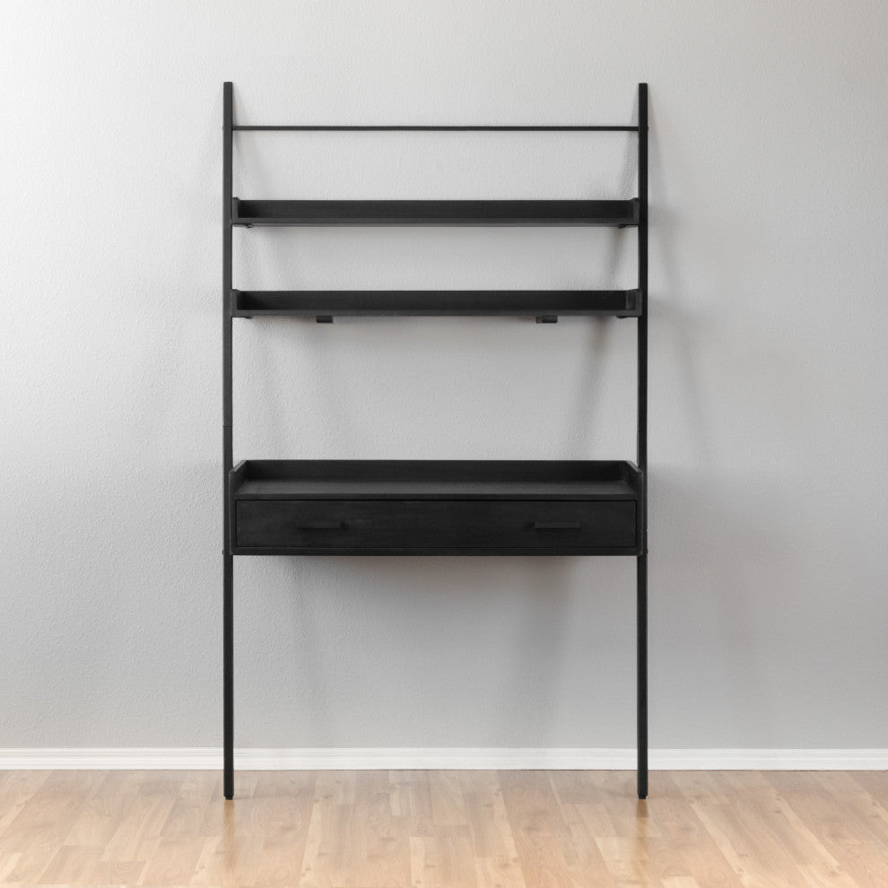 Champier Ladder Desk, Black