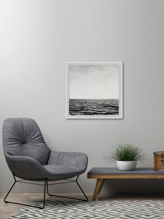 "Infinite Ocean" Framed Painting Print, 18x18