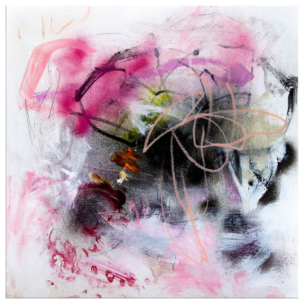 Ready2HangArt 'Bubble Gum Brigade' Abstract Canvas Wall Art