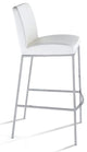 Santos Leather Barstool, White