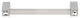 Alno Crystal Pull Modern in Satin Nickel