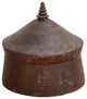 Charcoal Red Chanda Tikka Box