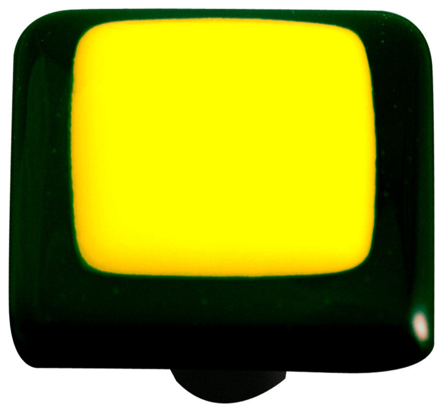 Black Border Sunflower Yellow Knob, Alum Post