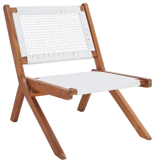 Safavieh Kobina 5 Piece Outdoor Living Set, Natural/White