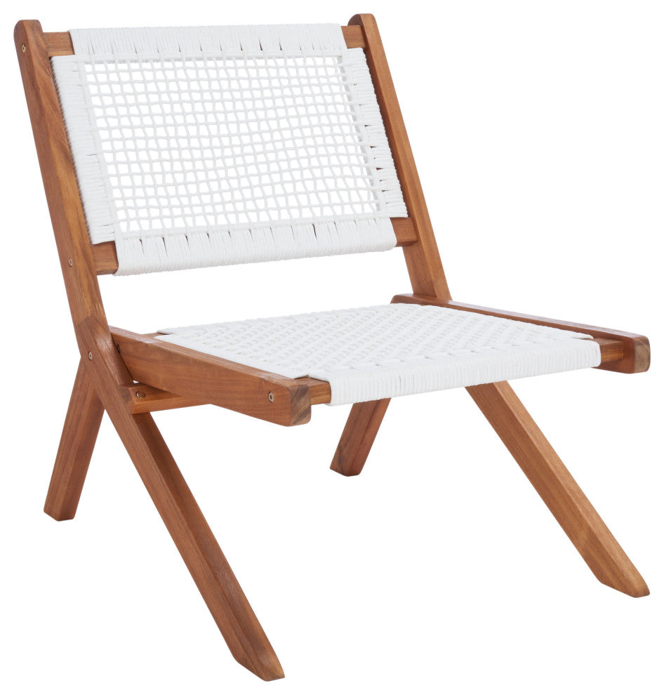 Safavieh Kobina 5 Piece Outdoor Living Set, Natural/White