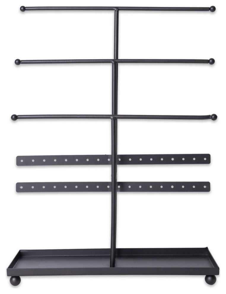 Rustic Bronze 3 Tier Jewelry Organizer