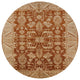 Ahgly Company Indoor Round Mid-Century Modern Area Rugs, 7' Round