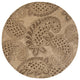 Rowe Contemporary Area Rug, Green, 7'9" Round