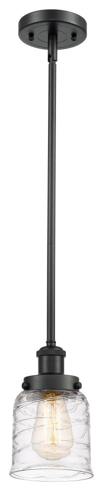 Innovations 916-1S-BK-G513-LED 1-Light Mini Pendant, Matte Black