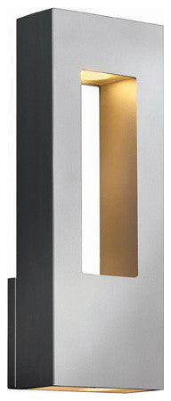 Hinkley Atlantis 2 Light Titanium Outdoor Wall Light, 1648TT-LED