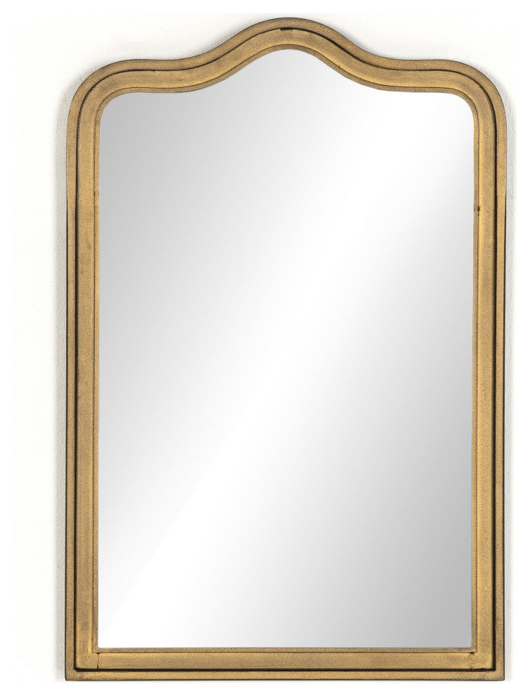 Effie Mirror, Raw Antique Brass Iron