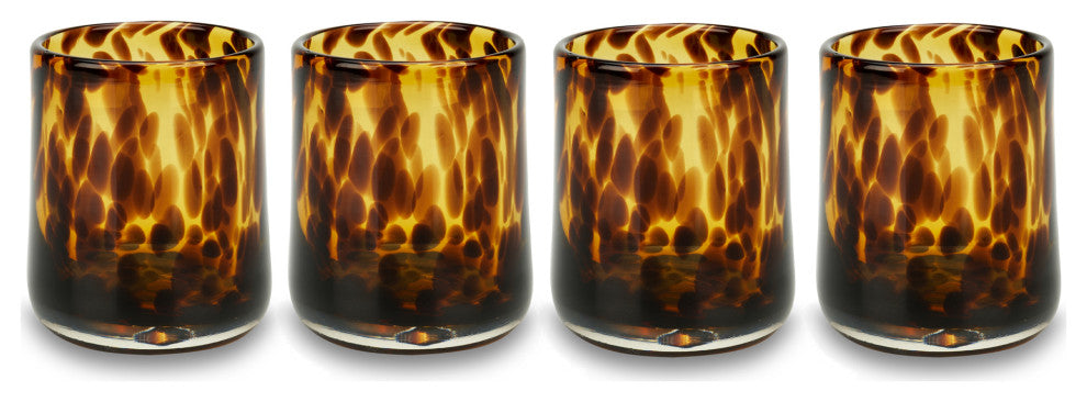 Tortoise Rocks Old Fashioned Glass, Set of 4