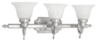 French Regency Bath Light, Brushed Nickel