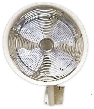 18" Oscillating Mount Misting White Fan 5 Nozzle