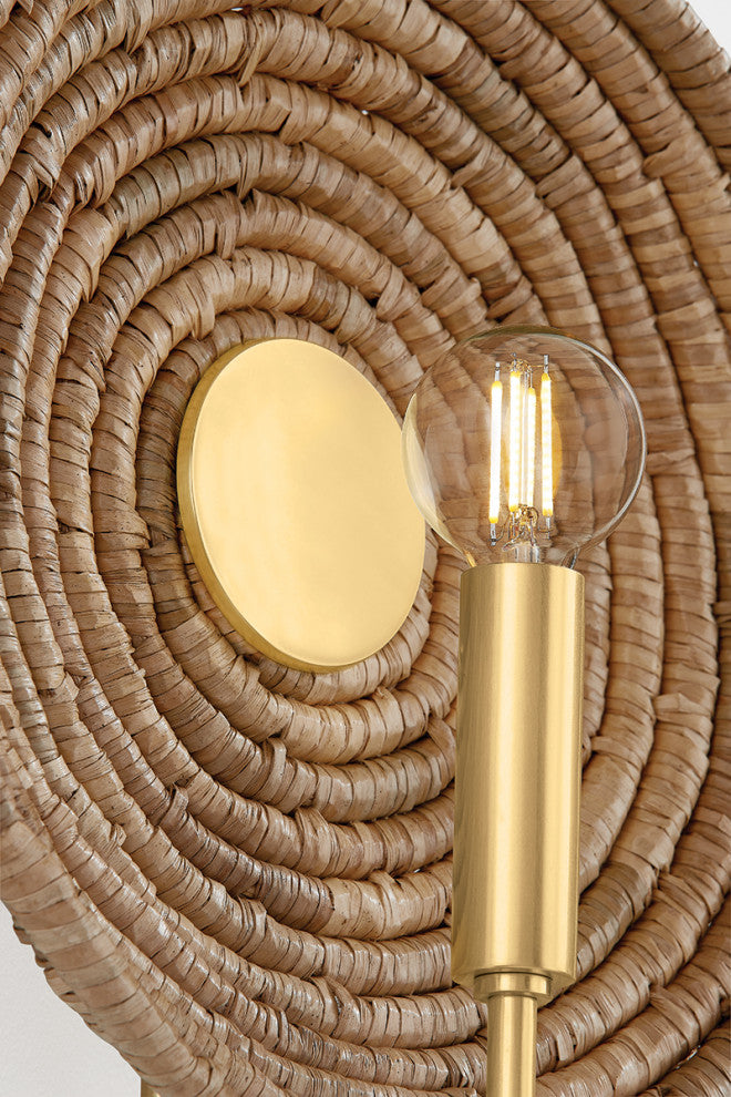 Mitzi Ashby Wall Sconce Aged Brass