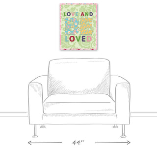 Love and Be Loved 16x20 Canvas Wall Art