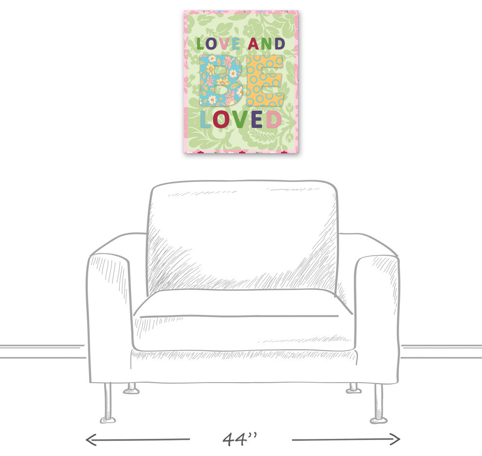 Love and Be Loved 16x20 Canvas Wall Art