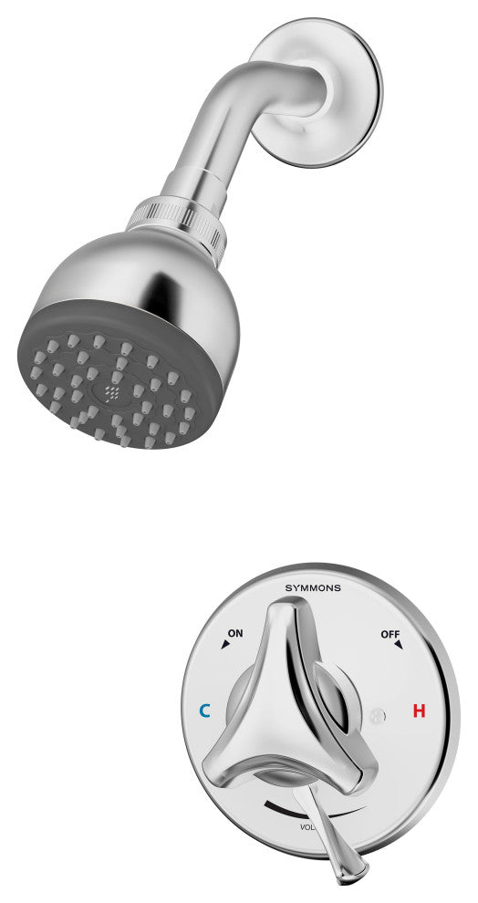 Origins Single Handle Single Spray Shower Faucet Trim Kit (Valve Included)