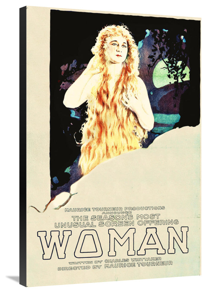 "Woman" Stretched Canvas Giclee by Hollywood Photo Archive, 24x36"