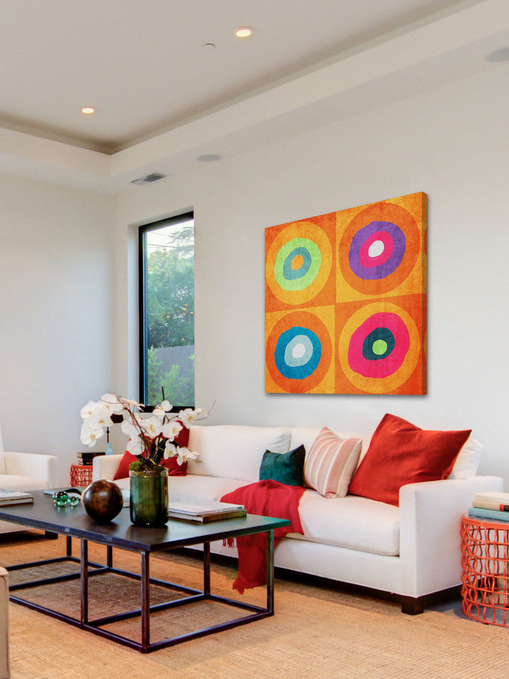 "Flaming June" Painting Print on Canvas by Irena Orlov